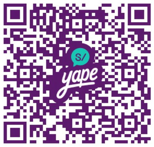 Código QR de Yape para aportes voluntarios a la campaña